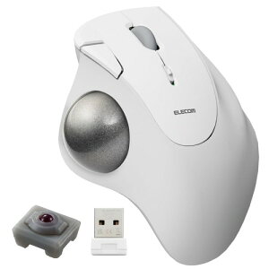 �G���R�� ���C�����X �g���b�N�{�[���}�E�X IST ����2.4GHz �e�w���� 36mm�{�[�� �l�H���r�[�x�� 5�{�^�� Windows Mac Chromebook �z���C�g M-IT10DRWH