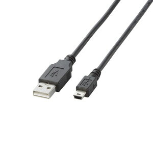 �G���R�� USB�P�[�u�� �yminiB�z USB2.0 (USB A �I�X to miniB �I�X) �m�[�}�� 3m �u���b�N U2C-M30BK