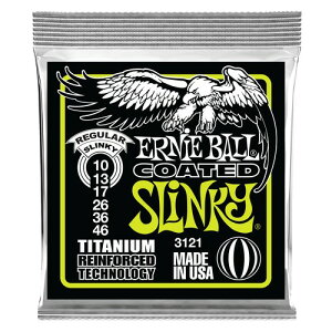 ERNIE BALL 3121 �G���L�M�^�[�� (10-46) COATED REGULAR SLINKY �R�[�e�b�h�E���M�����[�E�X�����L�[