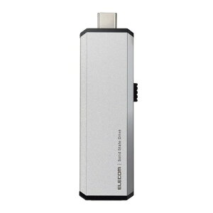 �G���R�� �O�t��SSD 500GB USB3.2(Gen1) PS5/PS4(���[�J�[����m�F��) �X���C�h�� Type-C&Type-A���Ή� �V���o�[ ESD-EWA0500GSV