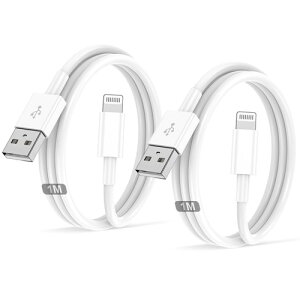 for iphone �[�d�P�[�u�� ���� 1M+1M 2�{�Z�b�g �y2026�V�� MFI�F�؁zUSB A -���C�g�j���O�P�[�u�� �}���[�d �f�[�^�]�� ���ϋv �f���h�~ �A�C�t�H�� �[�d�R�[�h for iPhone 14/13/12/11/Mini/Pro Max/SE 2020/XS Max