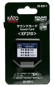 KATO �Q�[�W �T�E���h�J�[�h EF210 22-231-1 �S���͌^�p�i