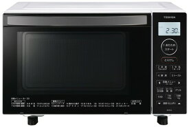 TOSHIBA(東芝) オーブンレンジ 18L ER-X18(W) ホワイト 250°C 1段調理 フラットテーブル 電子レンジ microwave 温度センサー トースト機能付き 簡単お手入れ 小型 一人暮らし 新生活 新社会人 入学・入