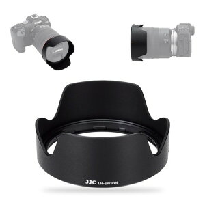 JJC �t�� �Ԍ` �����Y�t�[�h Canon EW-83N �݊� �L���m�� Canon RF 24-105mm f/4L IS USM�����Y �p Canon EOS R8 R5 R R6 RP�ȂǂɑΉ� �U77mm�ی�t�B���^�[ �� �����Y�L���b�v �����\
