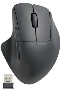 �G���R�� �}�E�X ���C�����X�}�E�X SHELLPHA ����2.4GHz �É� �R�� 5�{�^��+�`���g�z�C�[�� �u���b�N M-SH30DBSKBK