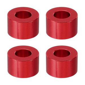 PATIKIL M8�A���~�j�E���X�y�[�T�[ 4�Z�b�g ���^���X�y�[�T�[�A���~�j�E��8.2mm ID x 16mm OD x 10mm L �A���~�j�E���X�y�[�T�[�X�N�����[�X�^���h�I�t���E���h 1/3�C���`�܂���M8�X�N�����[�{���g