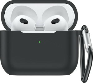 NIMASO AirPods 5 �P�[�X ��p AirPods 4 �ʗp ��5&4���� �V���R�� �J���r�i�t�� ���C�����X�[�d�Ή� (�u���b�N)