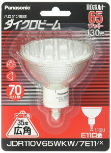 �p�i�\�j�b�N �n���Q�������v �_�C�N���r�[�� 110V 65W�` E11���� �L�p JDR110V65WKW7E11X