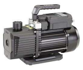 イチネンTASCO オイル逆流防止弁付高性能ツーステージ真空ポンプ TA150XE 黒