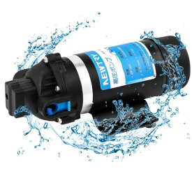 NEWTRY 高圧ポンプ 給水 排水ポンプ ダイヤフラムポンプ 電動ウォーターポンプ 最大揚程110m 160PSI 最大吐出量7L/min 低騒音 車用 家庭用 50Hz/60Hz(110V)