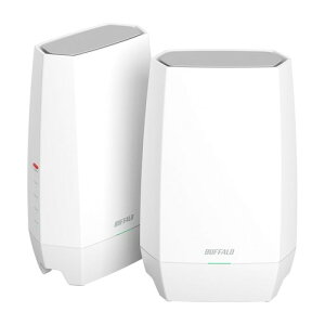 �o�b�t�@���[ Wi-Fi 6E ���b�V�����[�^�[ 2�Z�b�g �L��2.5Gbps �g���C�o���h WNR-5400XE6P/2SN