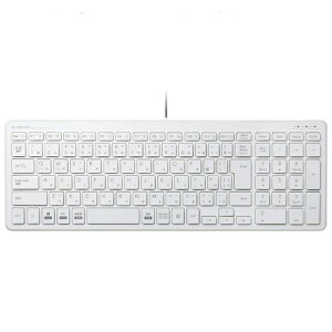 �G���R�� �L�[�{�[�h �L�� �p���^�O���t �R���p�N�g�L�[�{�[�h �z���C�g TK-FCP097WH