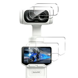 �Ή� Insta360 Luna Ultra �K���X�t�B���� + �C���X�^360 Luna Ultra �����Y�ی�t�B���� ���{���Ɏq �d�x9H