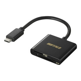 バッファロー USB3.2Gen1 Type-C カードリーダー 2-in-1 BSCR115U3CBK