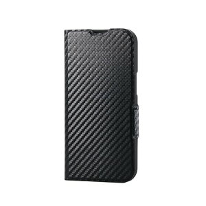 �G���R�� iPhone 16e �P�[�X �蒠�^ �}�O�l�b�g�� ���U�[ �ϏՌ� �Ռ��z�� �y�� ���^ �J�[�h���[ �X�^���h�@�\ ���C�����X�[�d�Ή� �J�[�{���u���b�N PM-A25SPLFUCB