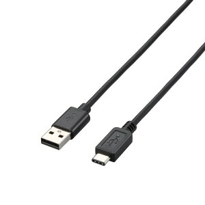 �G���R�� USB�P�[�u�� USB2.0 A-C 1m �u���b�N U2C-AC10BK
