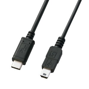 �T�����T�v���C USB2.0 TypeC - miniB �P�[�u�� 1m KU-CMB10
