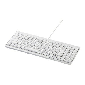 �o�b�t�@���[ �L�[�{�[�h �L�� USB�ڑ� �z���C�g BSKBU14WH