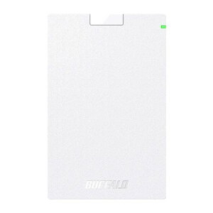 BUFFALO USB3.1(Gen.1)�Ή� �|�[�^�u��HDD �X�^���_�[�h���f�� �z���C�g 500GB HD-PCG500U3-WA