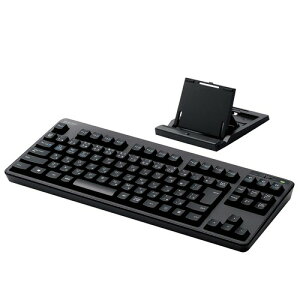 �G���R�� Bluetooth �L�[�{�[�h �����u������ �X�^���h�t�� �}���`�y�A�����O�Ή� iPad Surface �u���b�N TK-FBM111BK