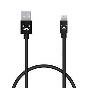 �G���R�� Lightning�P�[�u�� ���C�g�j���O iPhone �[�d�P�[�u�� �J���t���V���[�Y �y iPhone SE3 / SE2 / 14 / 13 / 12 ���Ή� �z Apple�F�ؕi 0.3m ( 30cm ) �u���b�N MPA-FUAL03CBK