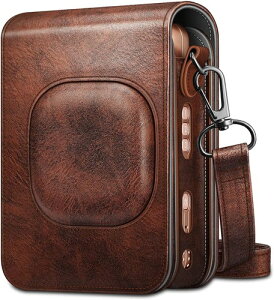 Fintie FUJIFILM �x�m�t�C���� instax mini LiPlay �C���X�^���g�J�����p�P�[�X �ی�J�o�[(�u���E��)