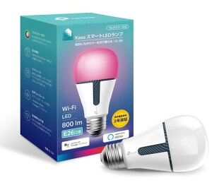 �yAmazon Alexa�F�� LED�d�� �zTP-Link Kasa �X�}�[�g LED �����v �}���`�J���[ E26 KL130 Echo �V���[�Y/Google �z�[��/LINE Clova �Ή� 1600���F �ǉ��@��s�v