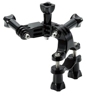 �G���R�� GoPro HERO10/9/8/7/6/5/MAX ���]�ԗp�}�E���g �u���b�N AC-MBBK01BK
