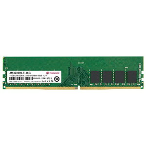 �g�����Z���h�W���p�� Transcend �f�X�N�g�b�vPC�p������ PC4-25600(DDR4-3200) 16GB 1.2V 288pin U-DIMM 1Rx8 (2Gx8) CL22 JM3200HLE-16G