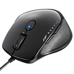 �o�b�t�@���[ BSMBU510SBK �L�� BlueLED 5�{�^�� �l�I�t�B�b�g�}�E�X S �u���b�N