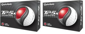 �e�[���[���C�h(TAYLOR MADE) TMJ24 TP5x JPN 12���� �e�B�[�s�[�t�@�C�u �G�b�N�X �S���t�{�[�� 2024�N���f�� �z���C�g (× 2)