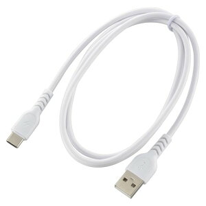 �I�[��(OHM) AudioComm USB-A to USB-C 1m �z���C�g/�I�[���d�@ SMT-L10DAC-W 01-7322