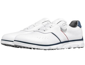 ゴルフシューズ PGM ダイヤル式 BOA スパイクレス スニーカータイプ メンズ 歩きやすい 疲れにくい 快適 軽量 紐なし ホワイト 防水 ダイヤルロック 初心者 通気性 耐久性 golf 25.0cm〜28.0cm 118gsh3