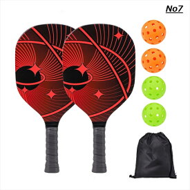 訳あり アウトレット ピックルボール パドル ラケット×2個 ボール4個付き 木製 スポーツ アウトドア レジャー 家族 カップル フレンドリー 初心者 上級者 セット ゲーム フィットネス 耐久性 軽い 操作性 トレーニング 練習用 運動 持ち運び易い 172pcb01w