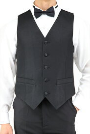 楽天ランキング1位獲得！【19%OFF】ベスト 蝶ネクタイ付き カフェ バー 結婚式 ウエディング 二次会 パーティ イベント ユニフォーム フォーマル グルームズマン ブラック ホワイト 男女兼用 着こなし おすすめ 制服 レストラン 宴会場 飲食店 ウェイター S〜3L 02vt013