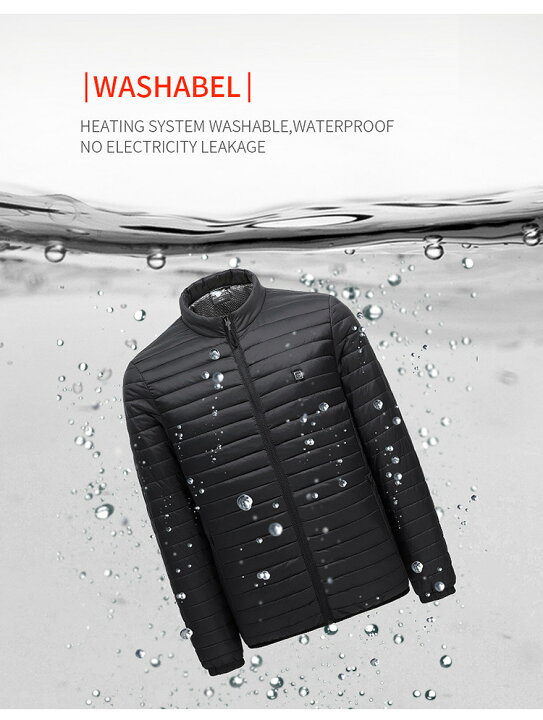 94円 信託 電熱ジャケット 防寒ジャケット ヒートジャケット ホット Usb加熱ウェア 3段温度