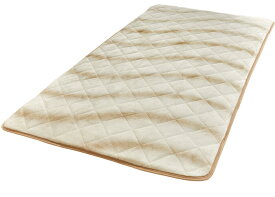 ポイント20倍 吸湿発熱わた入りミンクタッチあったか敷きパッド シングルサイズ ゴールド シルバー 100×200cm ベッドパッド 冬 パッドシーツ 毛布地敷きパッド