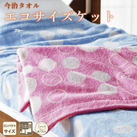 今治タオルブランド エコサイズケット 95×160cm 夏 快眠 睡眠 暑さ対策 日本製 小さめ タオルケット