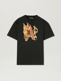 Palm Angels パームエンジェルス BURNING MONOGRAM T-SHIRT Tシャツ