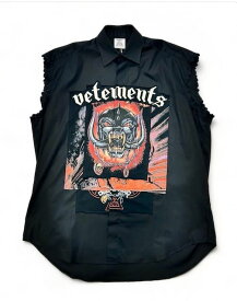 VETEMENTS MOTORHEAD SLEEVELESS JERSEY SHIRT