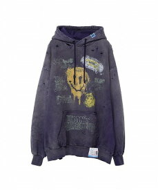 maison MIHARA YASUHIRO ミハラヤスヒロ Over-Dyed Print Hoodie プリント フーディー