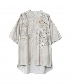 maison MIHARA YASUHIRO ミハラヤスヒロ Distressed Half-sleeve Shirt シャツ