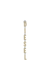 yK戵X̔izDIESEL Dx1546 Two-Tone Stainless Steel Drop Earring