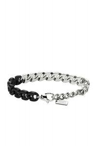 yK戵X̔izDIESEL Dx1529931 Two-Tone Stainless Steel Chain Bracelet fB[[ uXbg