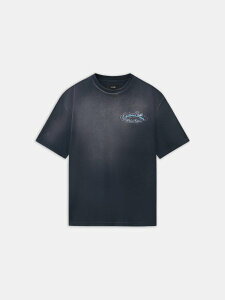 �y���K�戵�X�̔��i�zAMIRI CRYSTAL CHATEAU SCRIPT OVERSIZED TEE