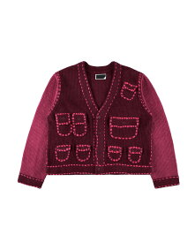 【正規取扱店販売品】PHINGERIN PG1 POCKET CARDIGAN BURGUNDY