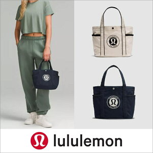 ���������� lululemon Daily Multi-Pocket Mini Canvas Tote Bag 6.5L �~�j�g�[�g�o�b�O �����`�o�b�O �L�����o�X ���S���� ���f�B�[�X �J�W���A�� �u�����h