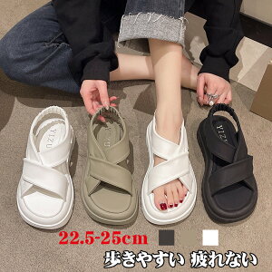 スポーツサンダル レディース 厚底 コンフォートサンダル おしゃれ インスタ大人気 サンダル 厚底 つっかけ ストラップサンダル 歩きやすい 疲れない カジュアル ビーチ アウトドア リゾー