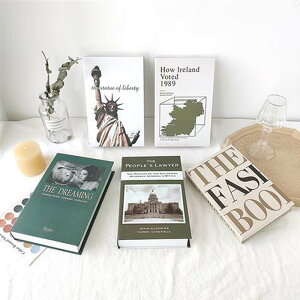 ★大特価15%OFFクーポン付き★『オブジェブック』5冊セット 本 飾り ダミー インテリアブック 洋書 イミテーション ブックセット インテリア オブジェ ブック マガジン 韓国インテリア 装飾