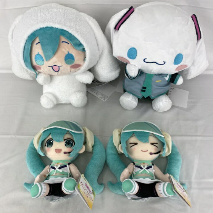 楽天市場】【中古】【未使用】初音ミク×シナモロールLぬいぐるみ/初音 